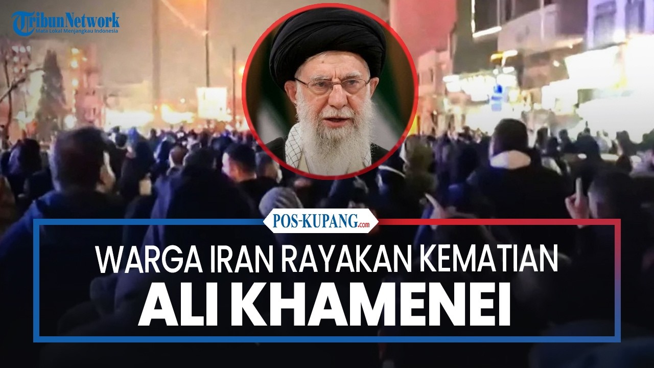 Warga Iran Rayakan Kematian Ali Khamenei