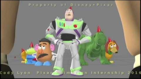 |TOY STORY| Buzz Lightyear Test Animation with Sound Part 17