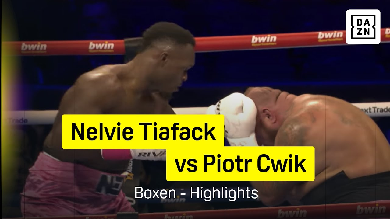 Nelvie Tiafack vs Piotr Cwik | Boxen | DAZN Highlights