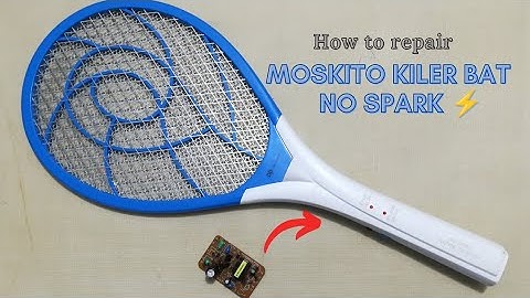 How to repair mosquito killer bat | low spark