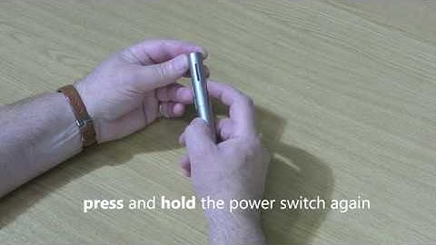 How to turn a Phonak Roger Pen On and Off