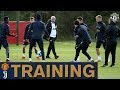 Jose Mourinho leads Manchester United training ahead of Juventus UEFA Champions League match