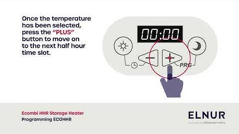 ELNUR Gabarron ECOHHR How to Programme Your HHR High Heat Retention Storage Heater