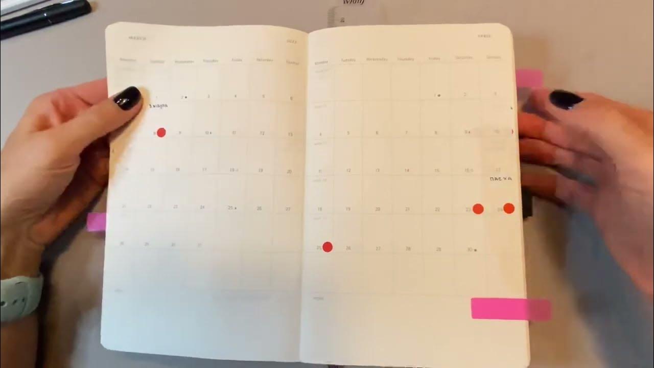 Moleskine 18Month Planner 20212022. Ежедневник на 18 месяцев. Видео