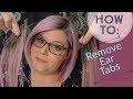 How To Remove Ear Tabs on a Wig