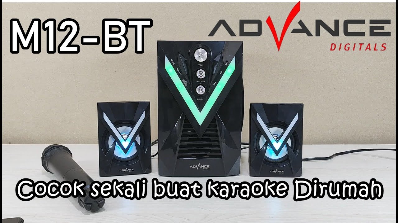 Advance M12BT Speaker Karaoke Multimedia Speaker 2.1 Subwofer Cocok