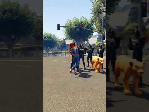 سبايدر مان ينقذ أم سيمبا