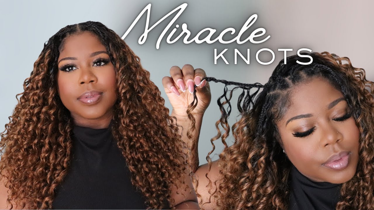Miracle Knots Crochet Braids | Deep Wave Texture| Beginner Friendly install | Eayon Hair