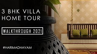 3 BHK VILLA HOME TOUR | MODERN INDIAN AESTHETICS | S4 ARCH STUDIO | MIX OF TRADITIONAL & MODERN