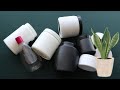 3 ideias lindas com potes plásticos artesanato decoração reciclagem