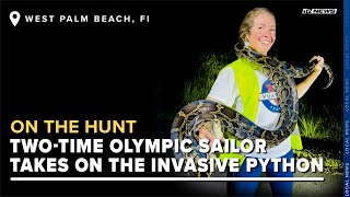 Two-time Olympic sailor takes on python hunting