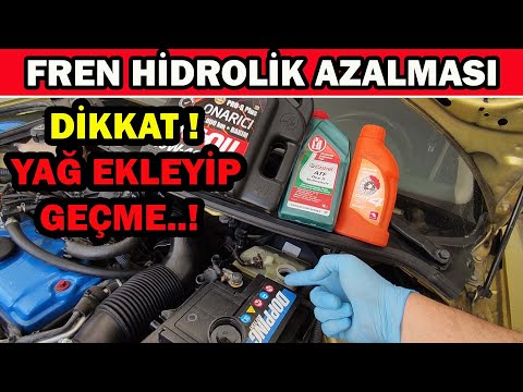 Fren Hidroliği Azalırsa Ne Olur? Fren Hidroliği Neden Azalır? Fren Hidroliği Seviyesi Kontrolü