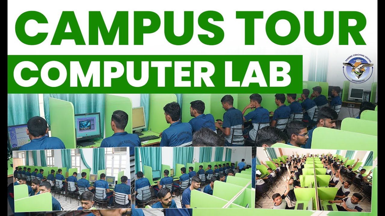 Campus Tour Computer Lab | Tagore Coaching Centre | Best Defence ...
