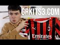 *FAKE* 24/25 AC MILAN HOME SHIRT FROM GRKITS6.COM REVIEW!