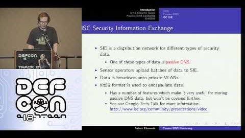 DEFCON 18: Passive DNS Hardening 1/4