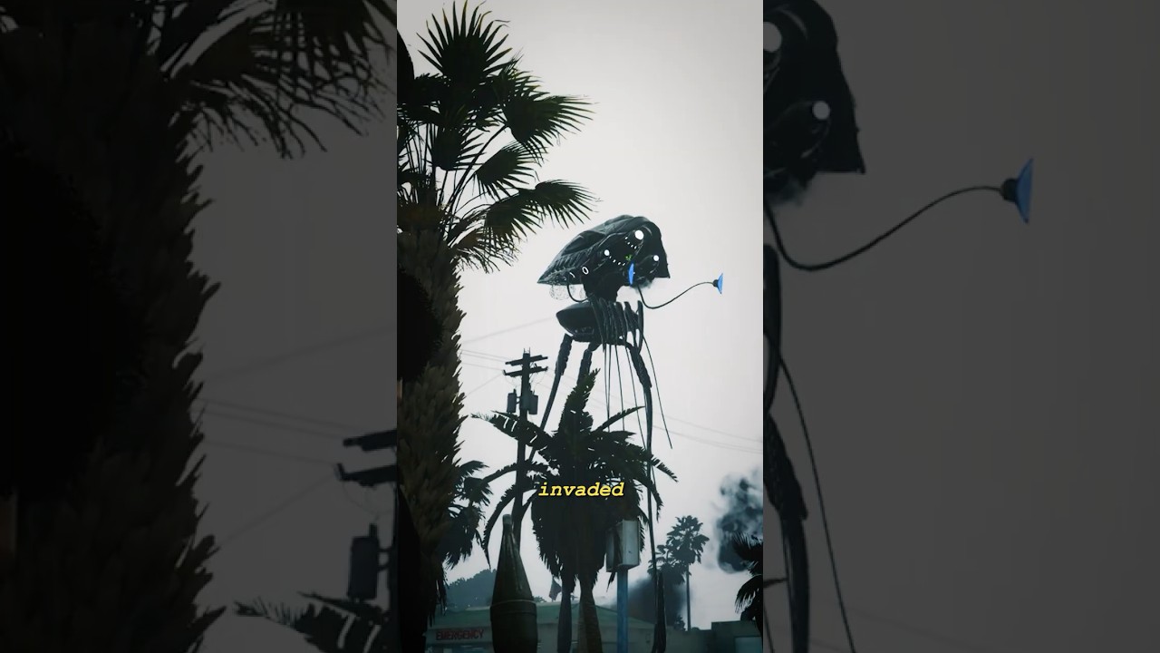 War of the Worlds TRIPODS INVADE my server in GTA RP...
