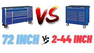 72 Inch Vs 2-44 Inch Toolboxes - What One is The Best Value by TopTier Garage 44,563 views 3 years ago 10 minutes, 55 seconds