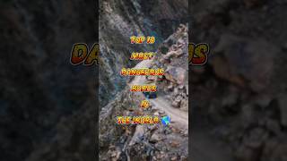 Top 10 most dangerous roads in the world 🌎 #shorts #dangerous #road #top10