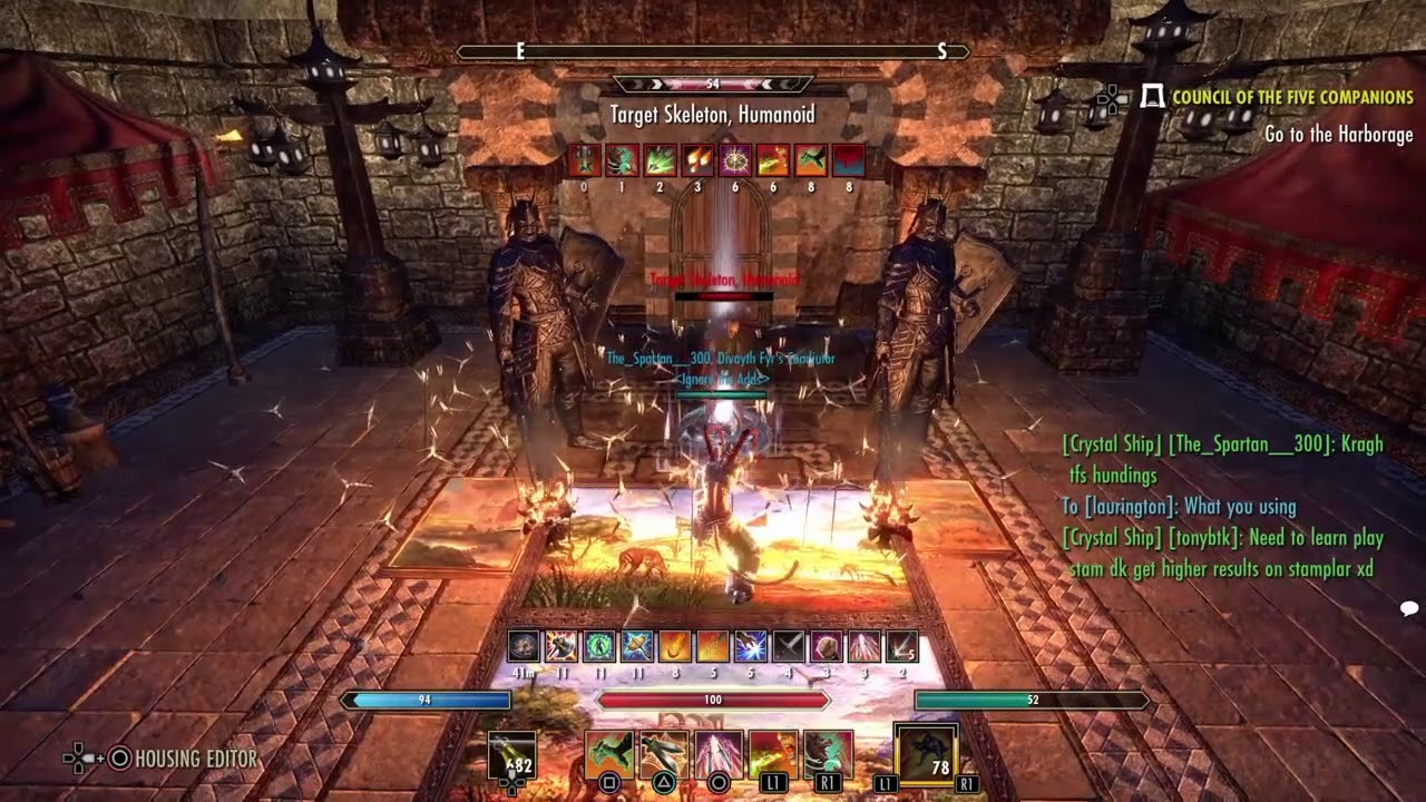 Eso Stam Dk 45k dps test self buffed clockwork YouTube