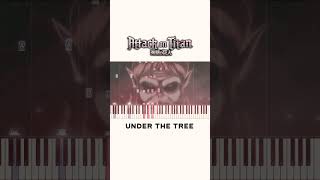 Attack on Titan Season 4 Part 3 Opening - Under The Tree by SiM (Piano Tutorial + Sheets)