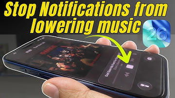 How to Stop Notifications from interrupting Music iPhone