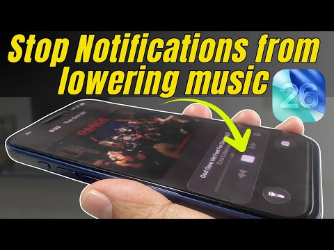 How to Stop Notifications from interrupting Music iPhone