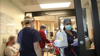 St. Mary Medical Center in Apple Valley, California with COVID-19 patients 12/18/20