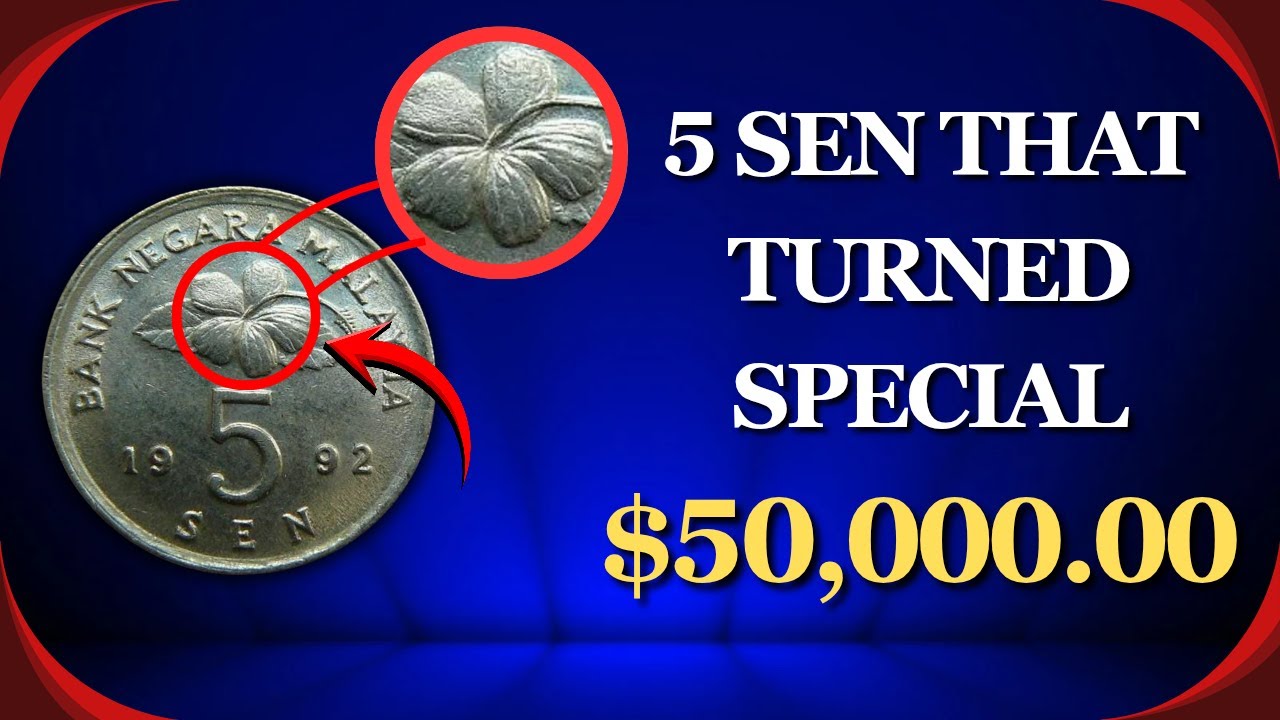 1992 Malaysia 5 Sen Coin | What Makes Some Examples Special - YouTube