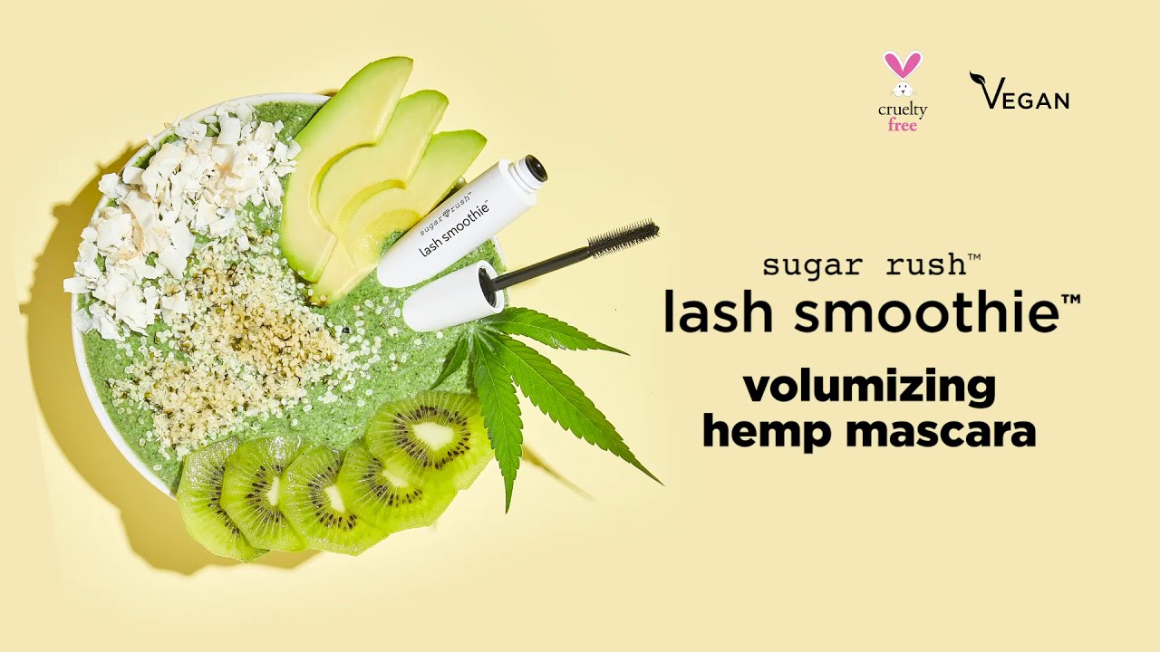 sugar rush lash smoothie volumizing hemp mascara