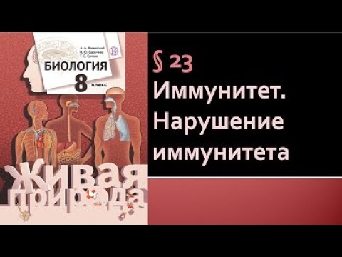 Биология 8 класс. Иммунитет. Нарушение иммунитета