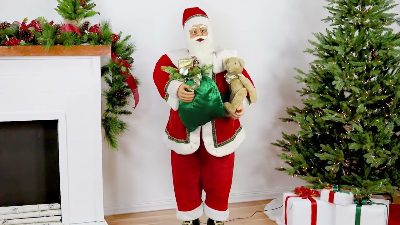 Deluxe Animated and Musical Dancing Santa Claus Christmas Figure