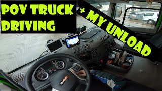 Pov Truck Driving Daf Cf 450 I My Unload In Germany