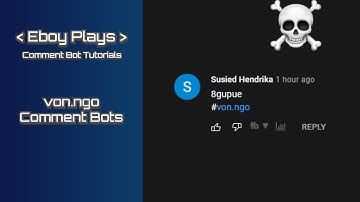 Watch Out For "von.ngo" (Comment Bots) | Eboy Plays