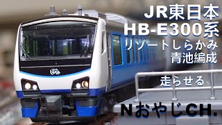JR東日本 HB-E300系 リゾートしらかみ(青池編成)〈KATO 10-1367〉 n scale 走らせた JR EAST HB-E300 RESORT SHIRAKAMI