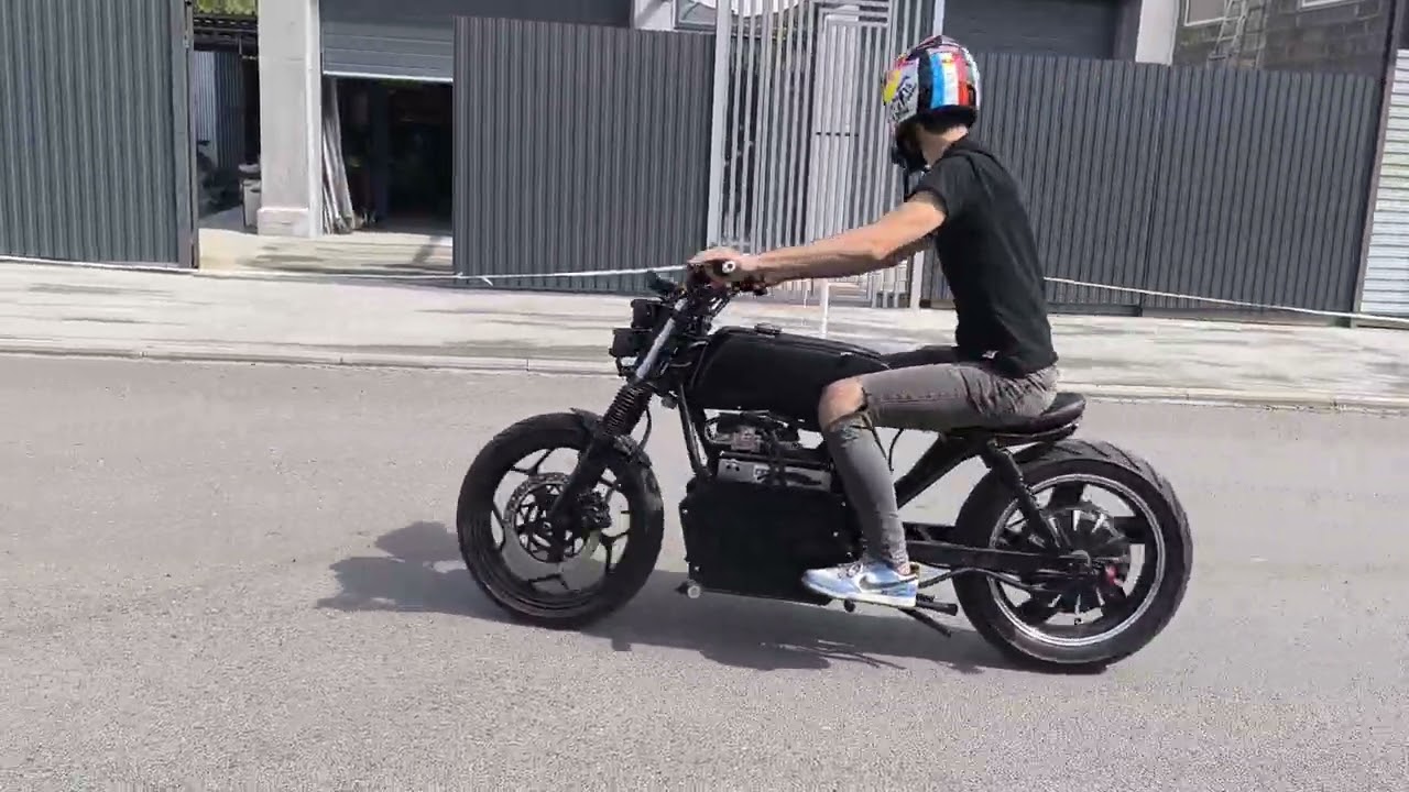 Custom motorcycle build. Постройка электромотоциклов с 1% 