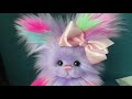 Chongyi bears violeta artist bear handmade rainbow bunny