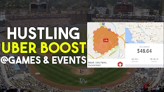 Uber Boost Hunting @ Dodger Stadium Baseball Game ⚾ | $48 Fare!