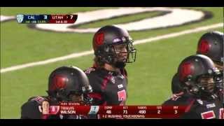 Travis Wilson blocks Cal linebacker