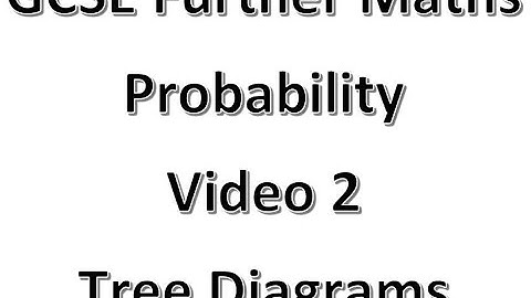 GCSE Further Maths Probability Video 2 Tree Diagrams
