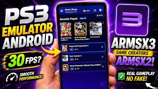 🚀 ARMSX3 PS3 Emulator on Android! | FULL Setup Guide + Best Settings!