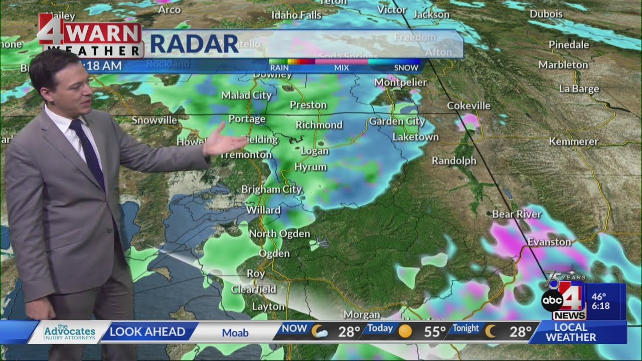 Cold fronts move into Utah, bringing cooler temperatures and wet ...