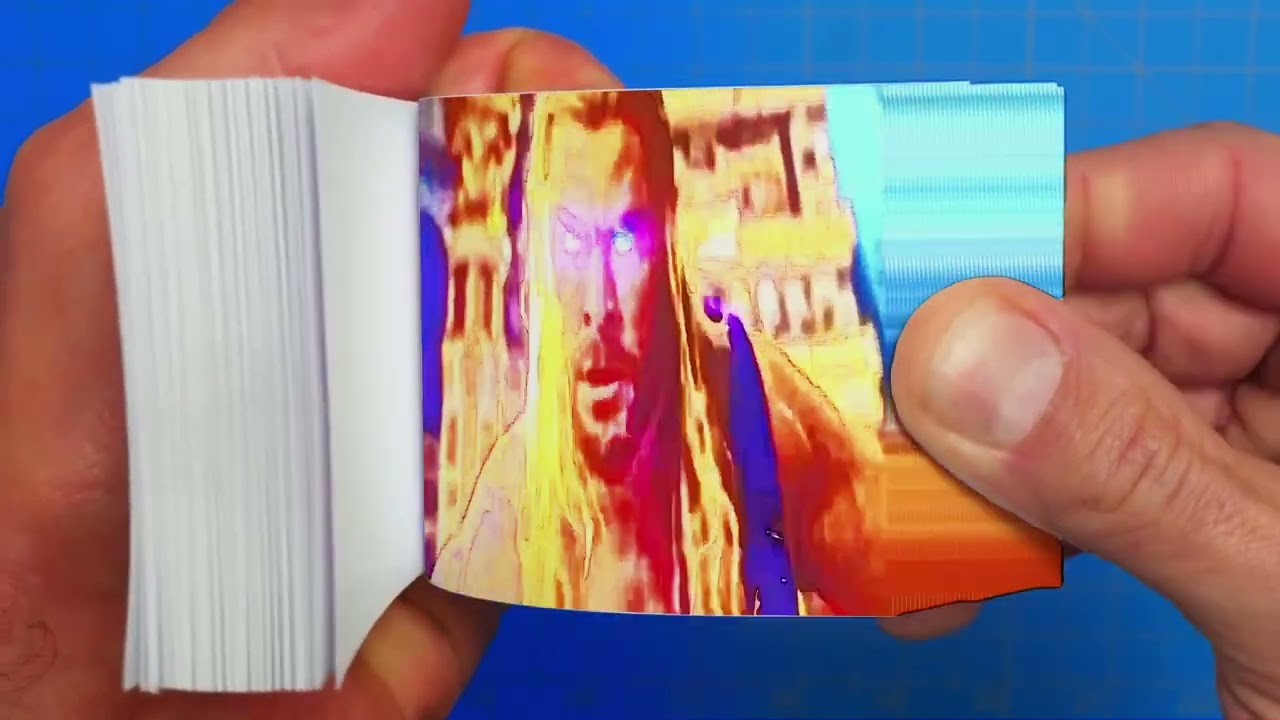 Thor kills Zeus with his own thunderbolt flipbook | Thor love and thunder Flipbook