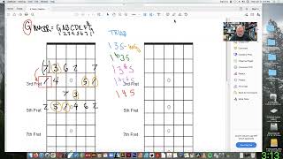 Mapping out your scales and chords