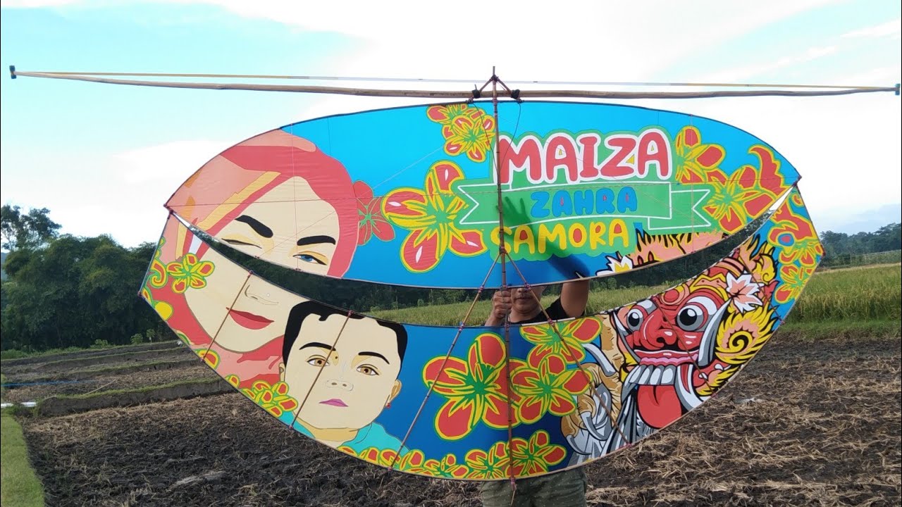 layangan gapangan Pegon motif samora - YouTube