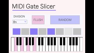 Ableton M4L MIDI Gate Slicer 2.2