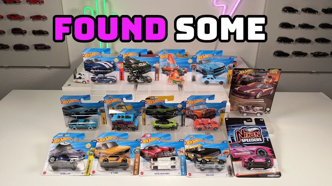 May 2025 Hot Wheels Haul | Mainlines from G & H Case + Mazda Neon