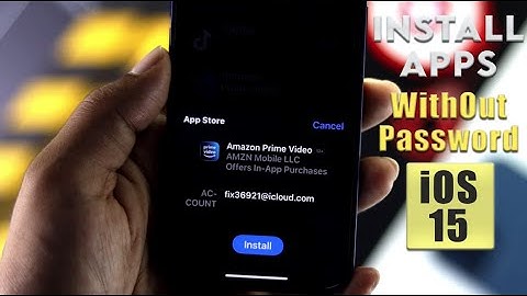Install Apps without Apple ID Password! [iOS]