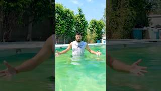 Swimming pool me icchadhari shark 🦈 #funny #comedy #summerofgoals