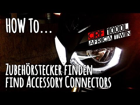 12V Steckdose Honda Africa Twin CRF1000L - Honda True Adventure - der  Africa Twin Nachfolger