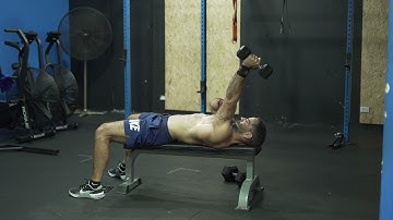 Single Arm Dumbbell Skull Crusher